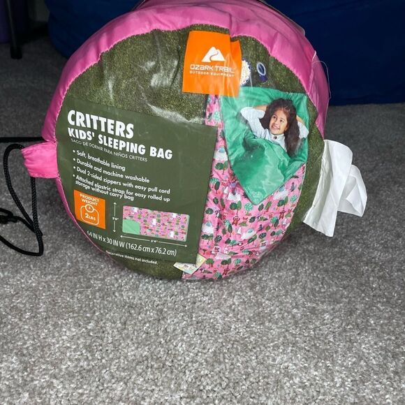 Ozark Trail Critters Kids Sleeping Bag - Picture 2 of 6